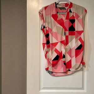 Vince Camuto Ruched side detail 95% polyester 5% spandex 30.5 inches long